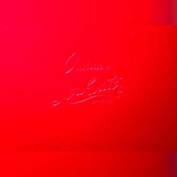 Christian Louboutin Stud Spike Zipper Pink Wallet Authentic - EUC - Picture 9 of 16